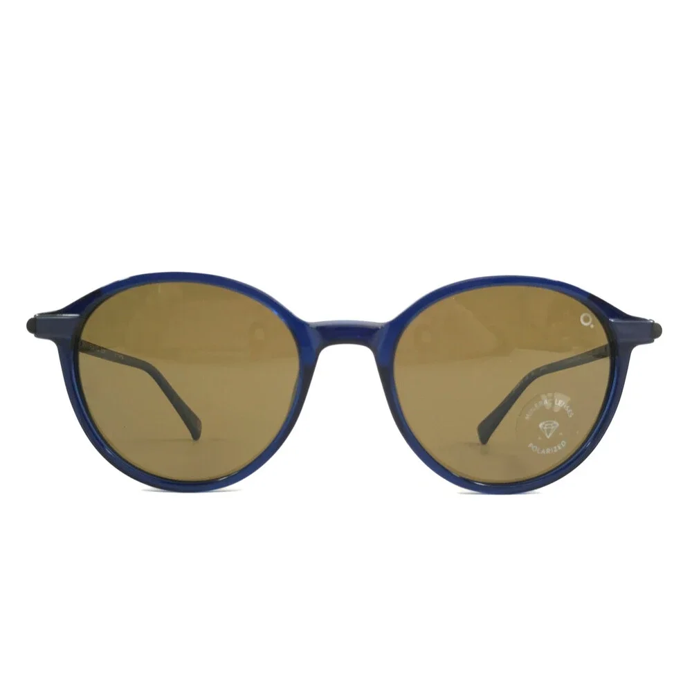 Etnia Barcelona Sunglasses FLAMINGO BLBR Blue Brown Frames with Brown Polarized